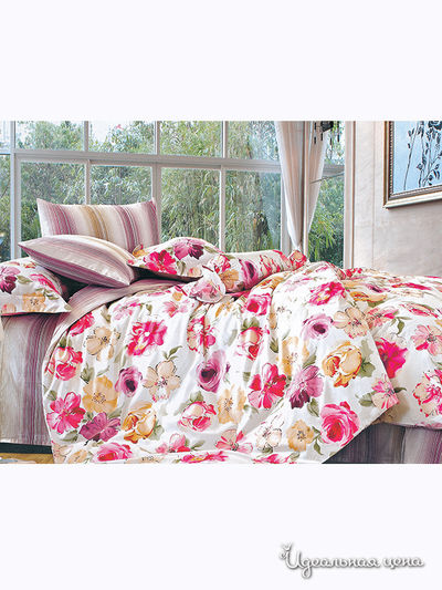 Комплект постельного белья, 1,5 спальный Valtery, цвет мультиколор