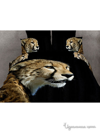 Комплект постельного белья, Евро Famille, цвет мультиколор