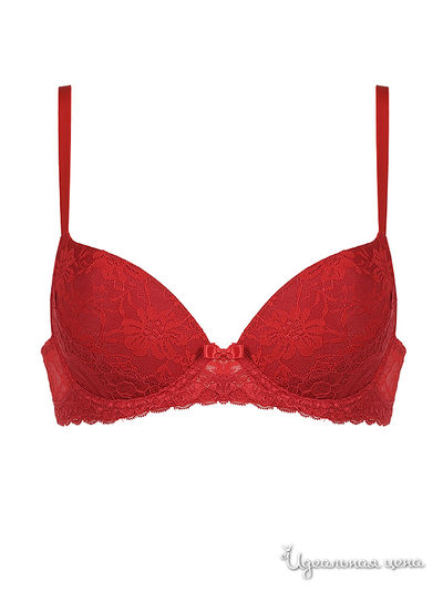 Бюстгальтер пуш-ап Tenerezza, цвет красный
