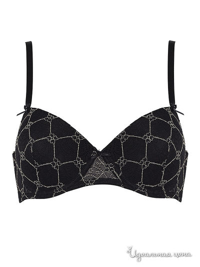 Бюстгальтер балконет Tenerezza, цвет черный
