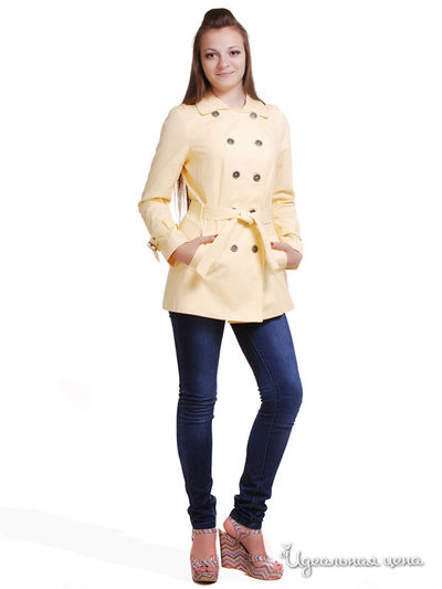 Тренч C'est Beau la Vie!, цвет желтый