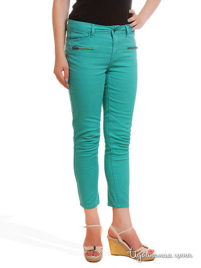 Брюки C'est Beau la Vie!, цвет зеленый