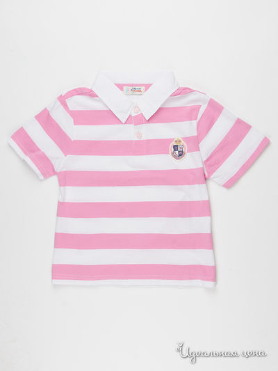 Футболка Tony & Mina, цвет белый, розовый