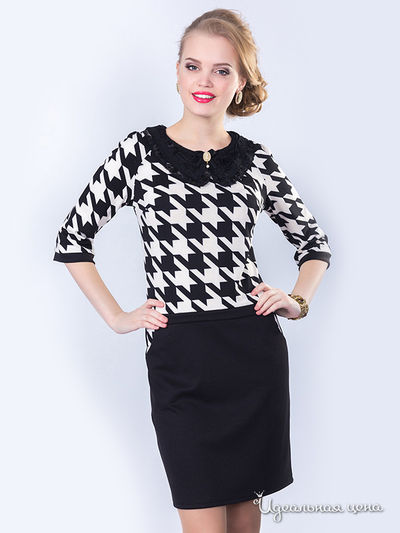 Платье Wisell, цвет черный, белый