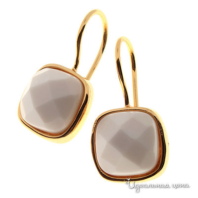 Серьги Migura, цвет золотой, белый