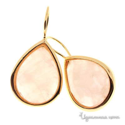 Серьги Migura, цвет золотой, розовый