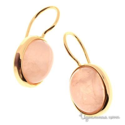 Серьги Migura, цвет золотой, розовый