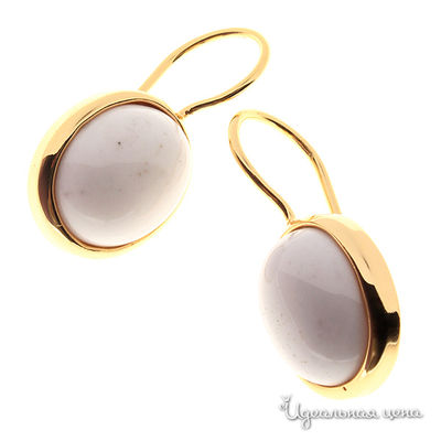 Серьги Migura, цвет золотой, белый