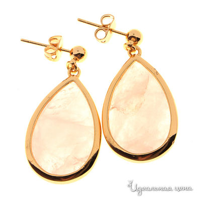 Серьги Migura, цвет золотой, розовый