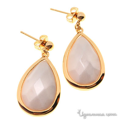 Серьги Migura, цвет золотой, белый