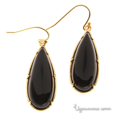 Серьги Migura, цвет золотой, черный