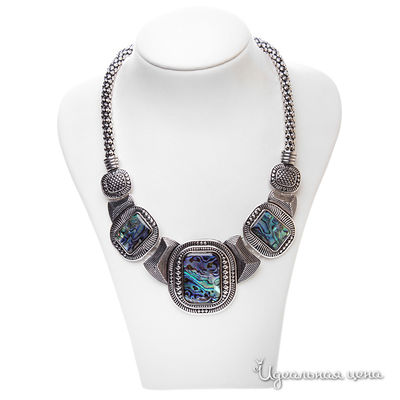 Колье Migura, цвет синий, серебряный