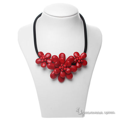 Колье Migura, цвет красный, черный