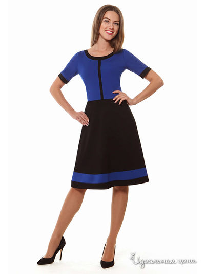 Платье Giulia Rossi, цвет черный, синий