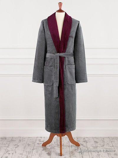 Халат Togas, цвет серый, бордовый