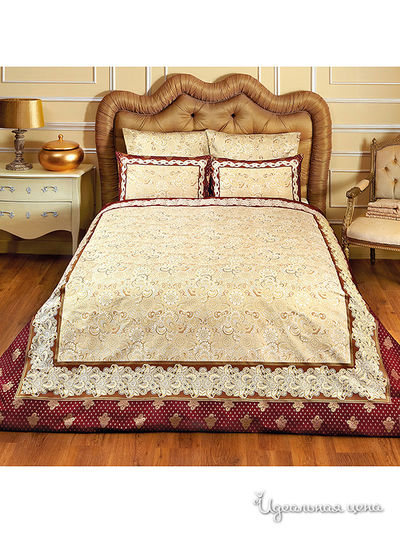 Комплект постельного белья двуспальный Togas, цвет бордовый