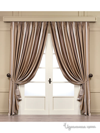 Шторы, 240x275 см - 2 шт Togas, цвет коричневый