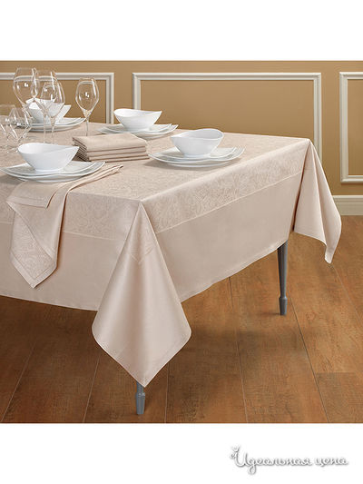 Скатерть, 160x180 см Togas, цвет бежевый