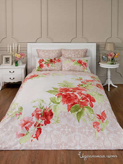Комплект постельного белья 1,5 - спальный Classic by T., цвет розовый