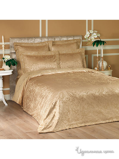 Комплект постельного белья двуспальный Togas, цвет золотистый