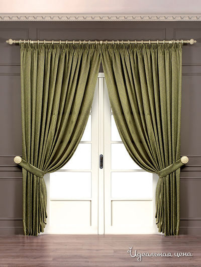 Шторы, 200x260 см Togas, цвет зелёный