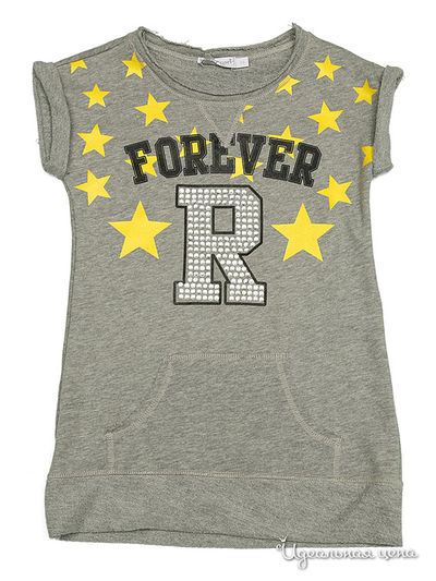 Футболка Ruba Cuori, цвет серый меланж