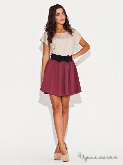Юбка Katrus, цвет бордовый