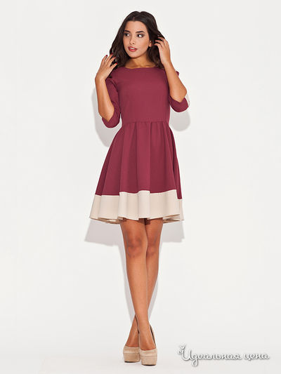 Платье Katrus, цвет бордовый