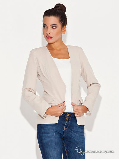 Жакет Katrus, цвет бежевый