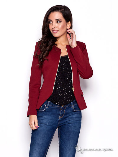 Жакет Katrus, цвет бордовый