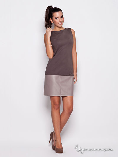 Платье Katrus, цвет серый