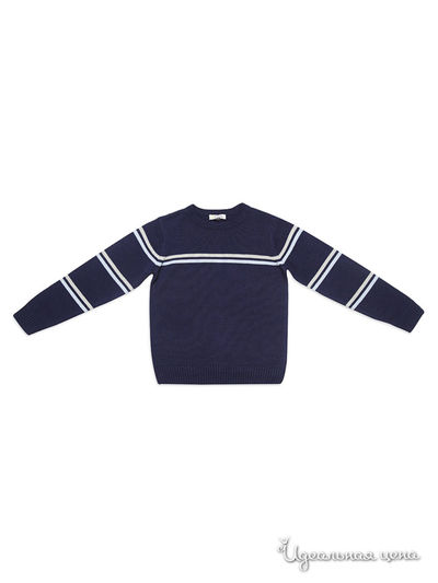 Свитер S’COOL!, цвет синий, голубой, белый