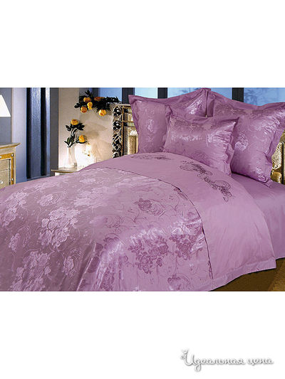 КПБ двуспальный с европростыней Goldtex, цвет сиреневый