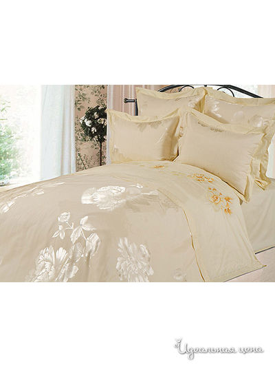 КПБ двуспальный с европростыней Goldtex, цвет бежевый