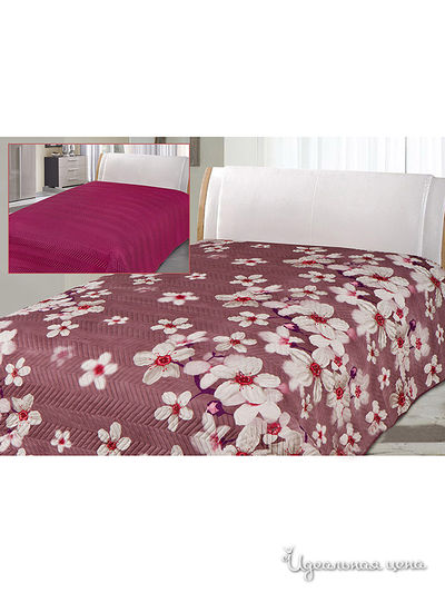 Покрывало, 215*240 см Goldtex, цвет коричневый, белый