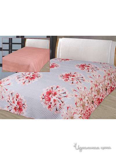 Покрывало, 215*240 см Goldtex, цвет голубой, розовый