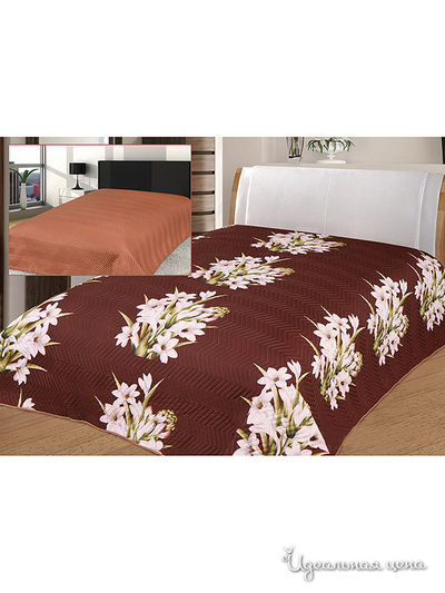 Покрывало, 215*240 см Goldtex, цвет коричневый