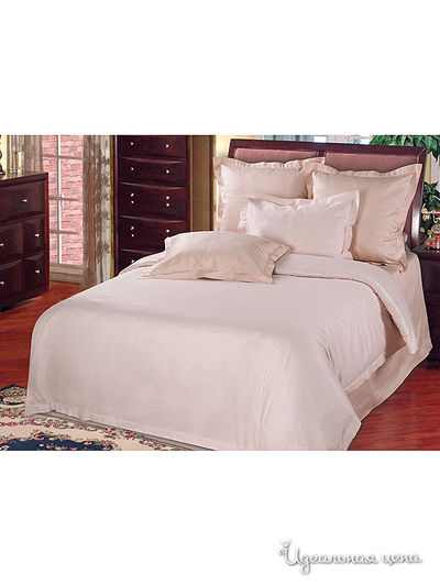 Комплект постельного белья двуспальный Goldtex, цвет кремовый