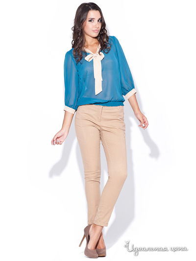Блуза Katrus, цвет голубой