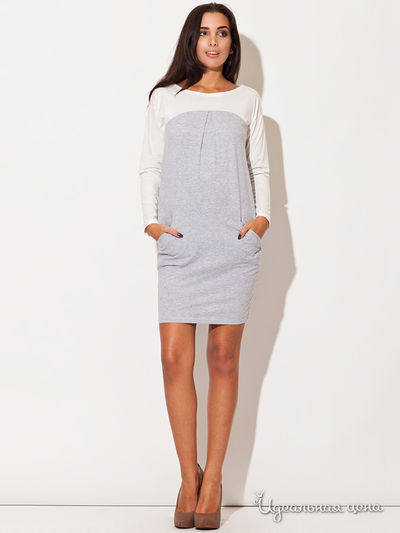 Платье Katrus, цвет серый