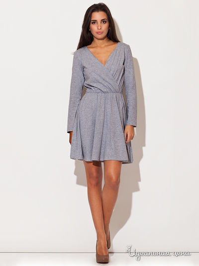 Платье Katrus, цвет серый