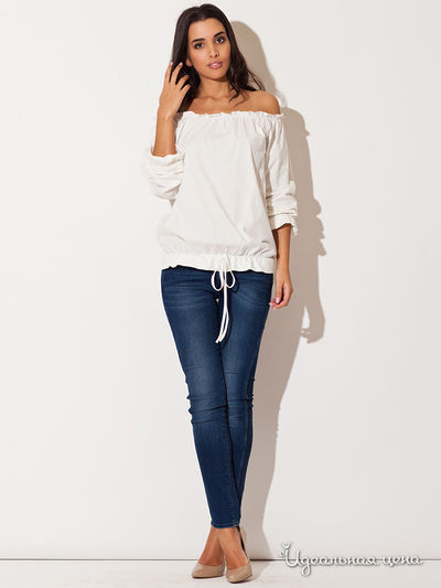 Блуза Katrus, цвет экрю