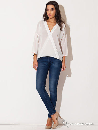 Блуза Katrus, цвет белый