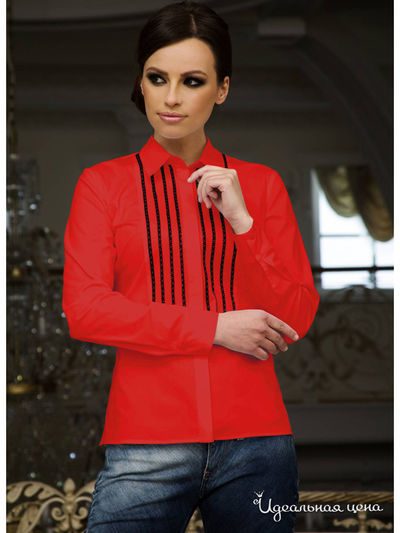 Блуза E. Levy, цвет красный