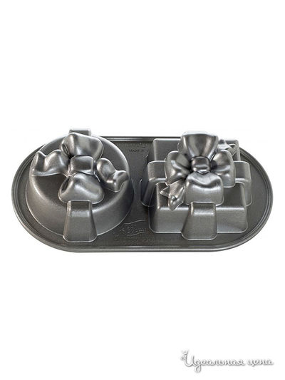 Форма для выпечки кексов, 2 шт Nordic Ware, цвет серый