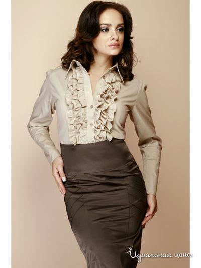 Рубашка Figl, цвет бежевый