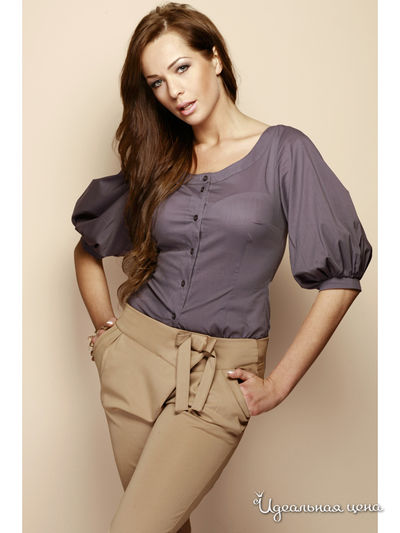 Блуза Figl, цвет серый