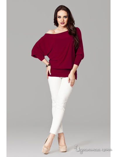Туника Figl, цвет бордовый