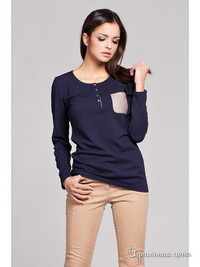 Лонгслив Figl, цвет синий