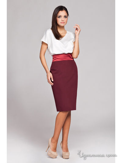 Юбка Figl, цвет бордовый